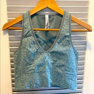 Athleta Aurora Crop Rib Tank